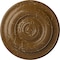 Ekena Millwork Niobe Ceiling Medallion (Fits Canopies up to 8 5/8"), 18"OD x 1 1/2"P, Smokey Topaz Crackle CM18NISTC - alternate 1